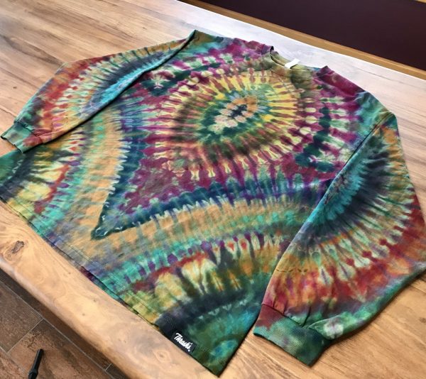 2XL Long Sleeve Tie Dye T-Shirt by Matt Thrash - Image 2