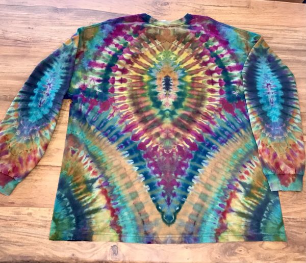 2XL Long Sleeve Tie Dye T-Shirt by Matt Thrash - Image 3