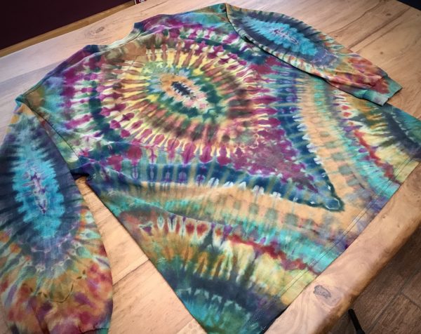 2XL Long Sleeve Tie Dye T-Shirt by Matt Thrash - Image 4