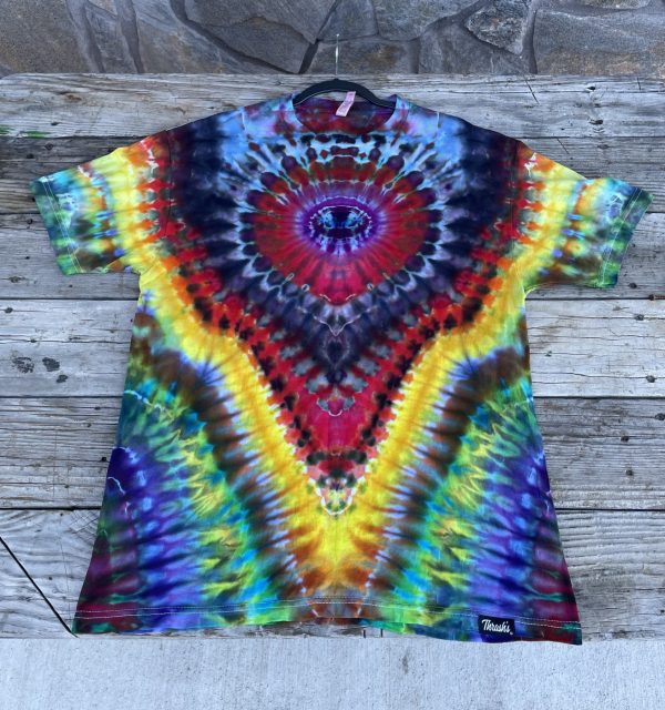 Large tie dye T-shirt by Matt Thrash