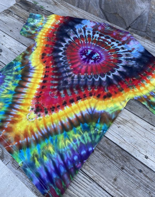 Large tie dye T-shirt by Matt Thrash - Image 3