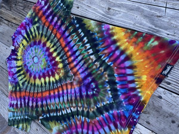 Large full color tie dye T-shirt by Matt Thrash - Image 3