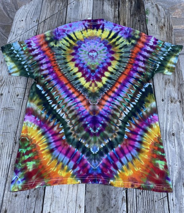 Large full color tie dye T-shirt by Matt Thrash - Image 2